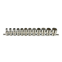 Набор головок 12 пр. 1/2"DR 10-24мм  6-гранные на держателе OMBRA 912012