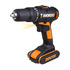 Шуруповерт WORX WX371.3 ударный 20В. 1.5Ач. 40Нм. кейс. - картинка 1