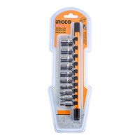 Набор головок 10 пр. 1/4" 5-14мм INGCO