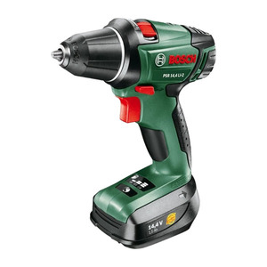 Шуруповерт BOSCH PSR 14,4 LI-2 14,4B, 2,5Ач=2шт, 40/20Нм, + USB зарядка promo // 060397340T - картинка 1
