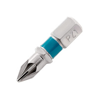 Бита PZ 1х 25мм 1/4" S2 GROSS магнитная