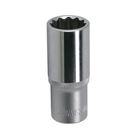 Головка торцевая 27мм 1/2"DR 12-гр. глубокая JONNESWAY S04HD4727