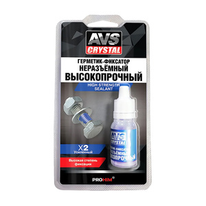 Фиксатор резьбы AVS красный высокопрочный 6мл AVK-133