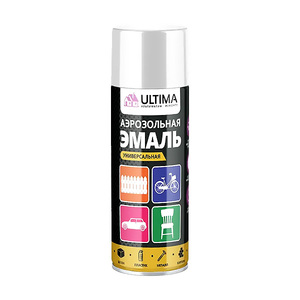 Эмаль ULTIMA RAL-9003 матовый аэрозольная