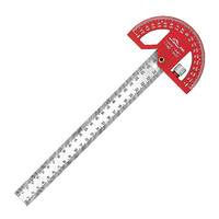 Линейка разметочная VERTEXTOOLS 7 в 1 300х25мм  толщина 1,7мм