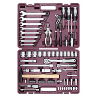 Набор инструмента  77пр. 1/4", 1/2"DR 12гр. THORVIK TS077/12