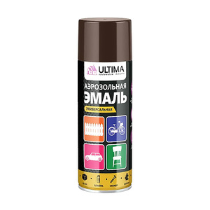 Эмаль ULTIMA RAL-8017 аэрозольная