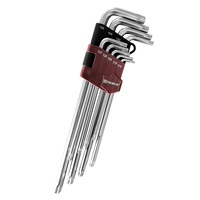 Ключи торцевые TORX  9шт. Т10-Т50 удлиненные THORVIK TKL9S