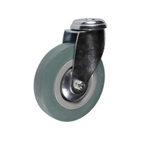Колесо аппарат. d120мм (100кг) поворотное, под болт, подшипник SChg55