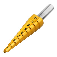 Сверло ступенчатое  9ст. 4-12мм Р6М5К5 Со VERTEXTOOLS