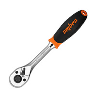 Трещотка 3/8" 48 зубцов, обрезиненная ручка OMBRA 283803