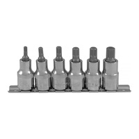 Набор насадок  6пр. 1/2"DR с вставками-битами М5-М12 OMBRA SPLINE 912706