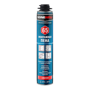Пена монтажная DONEWELL 65 DPP10W65
