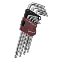 Ключи торцевые T-TORX  9шт. Т10-Т50 с отверстием THORVIK TTK9S