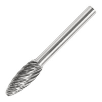 Борфреза форма H  8*20*65мм хв.6мм INOX (по нержавейке) ТМ ПрофОснастка № 868