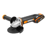 УШМ WORX WX803 125мм 20В. 2.0Ач. + 4.0Ач. кейс.