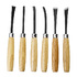 Стамески фигурные STAYER Maxcut 6шт 1832-Н6