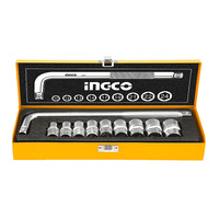 Набор головок 10 пр. 1/2" (10-24мм) INGCO