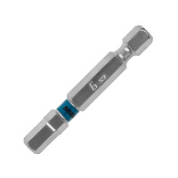 Бита НEX 6х50мм 1/4" S2 GROSS магнитная