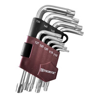 Ключи торцевые TORX  9шт. Т10-Т50 короткие THORVIK TKS9S