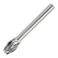 Борфреза форма E  8*13*58мм хв.6мм ALU (по алюминию) ТМ ПрофОснастка № 947