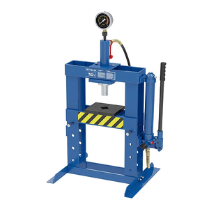Пресс гидравлический STELS настольный с манометром 10т 52305