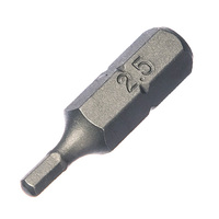 Бита HEX 2.5 х 25мм 1/4"DR OMBRA 514225